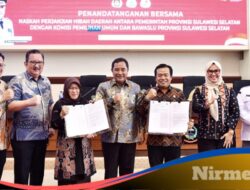 Sulsel Provinsi Pertama Teken NPHD, Dana Hibah Pilkada 2023 Sebesar Rp224 Miliar