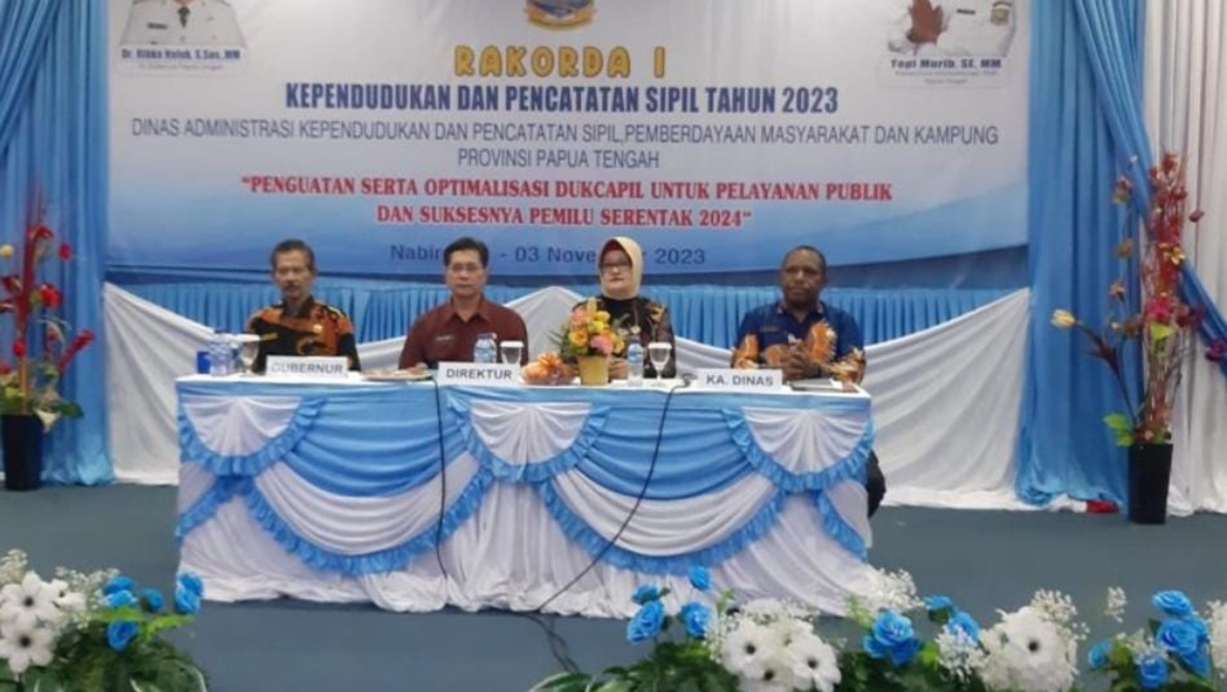 Dua Direktur Ditjen Dukcapil Kemendagri Dukung Papua Tengah Raih Dukcapil Prima Award