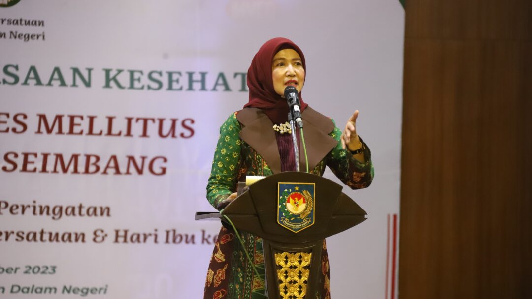 Gelar Seminar Cegah Diabetes Melitus, Ketua DWP Kemendagri Dorong Gerakan Hidup Sehat
