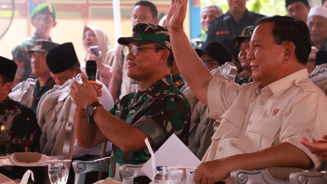 Menhan Prabowo Resmikan 12 Sumber Titik Air di Pamekasan Madura, Jawa Timur