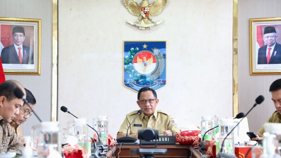 Mendagri Dorong Pemda dan Stakeholder Terkait Se-Provinsi Sumbar Jalin Koordinasi Tuntaskan NPHD