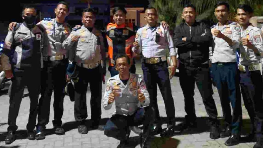 Dinas Perhubungan (Dishub) Kabupaten Lampung Selatan Melakukan Briefing Kepada Personilnya Sebelum Penutupan Lampung Selatan Expo 2023