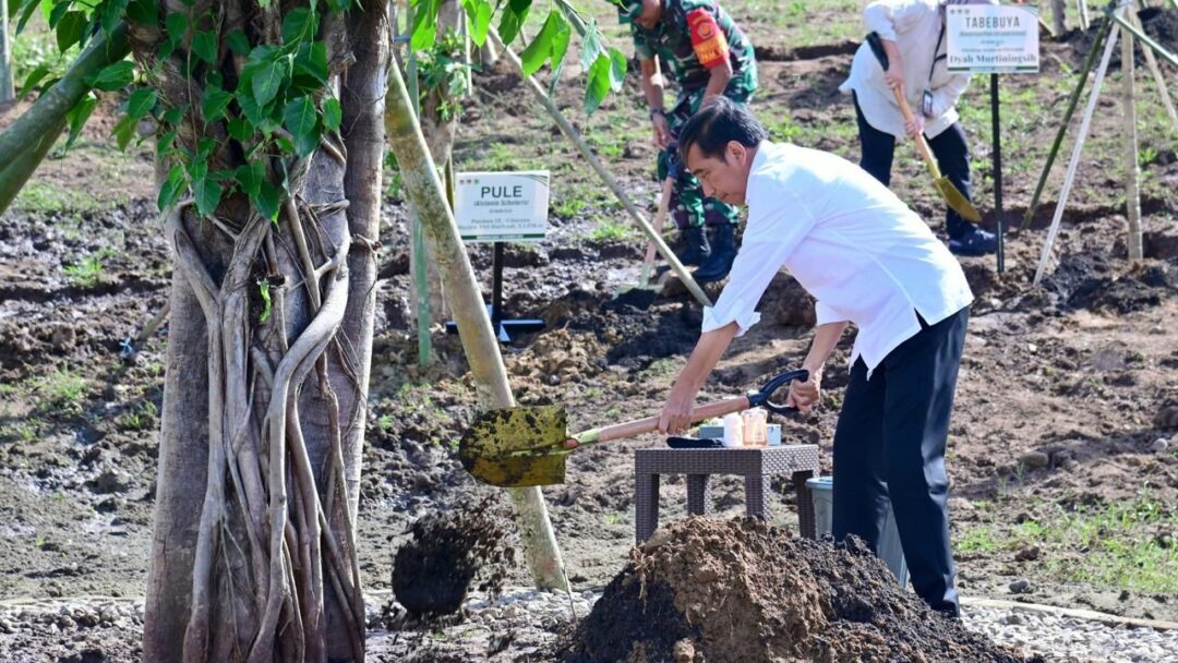 Pangdam IX/Udayana Sebagai Pangkogasgabpad Pam VVIP Dampingi Presiden RI Tanam Pohon di NTT