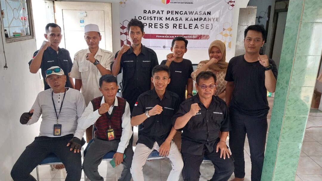 Gelar Acara logistik Pemilu Di Kecamatan Bantar Gebang Kota Metro Bekasi