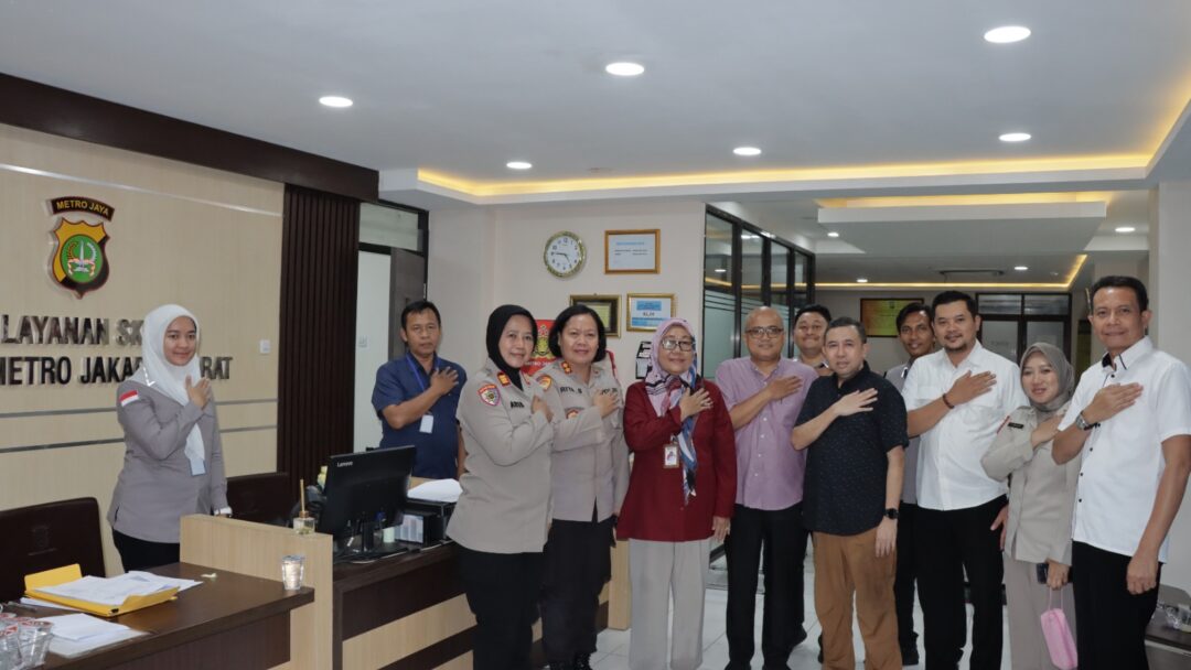 Kemenpan RB dan Srena Mabes Polri Lakukan Verifikasi Lapangan terhadap Pelayanan Publik Polres Metro Jakarta Barat