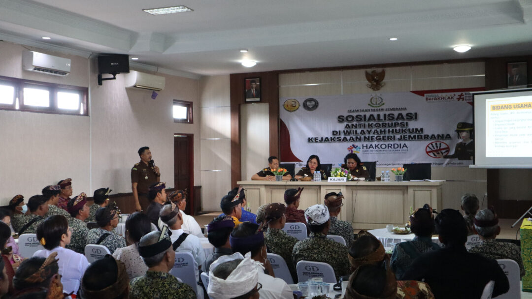 Cegah Korupsi, Kejaksaan Jembrana Ingatkan LPD, Singgung Oknum hingga Kredit Fiktif