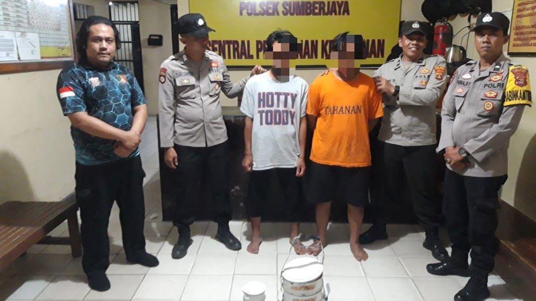 Polres Lampung Barat Menangkap Dua Pria Yang Melakukan Aksi Pengeroyokan