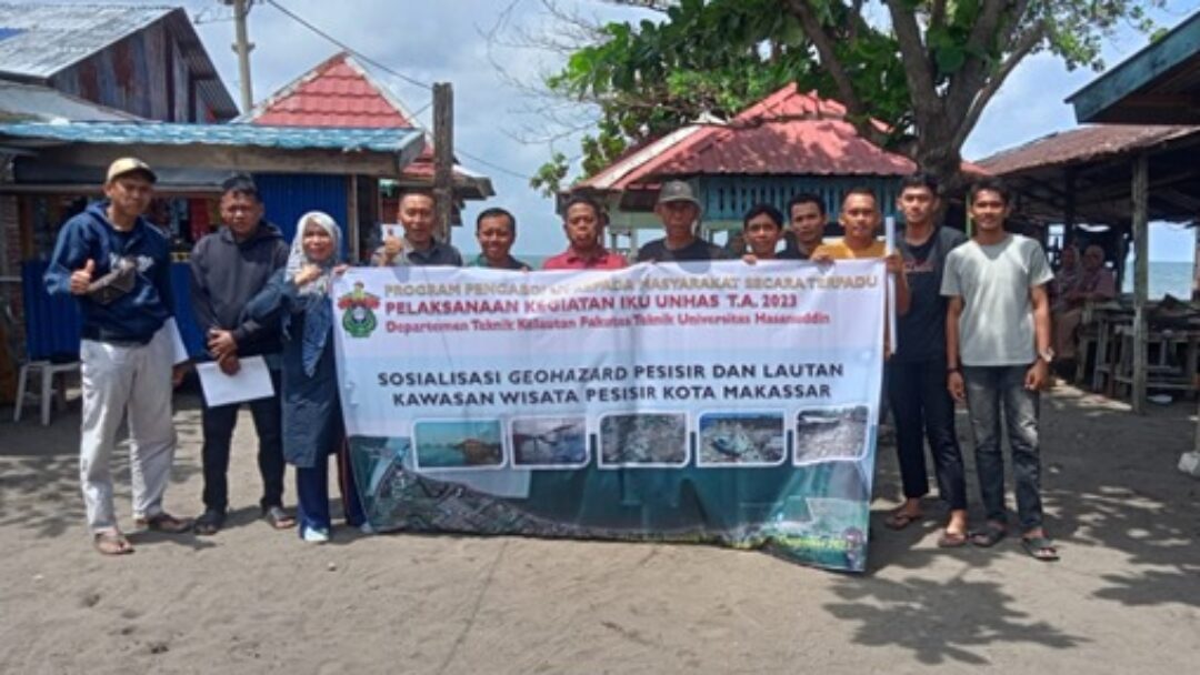 Sosialisasi Geohazard Kawasan Wisata Pesisir Kota Makassar