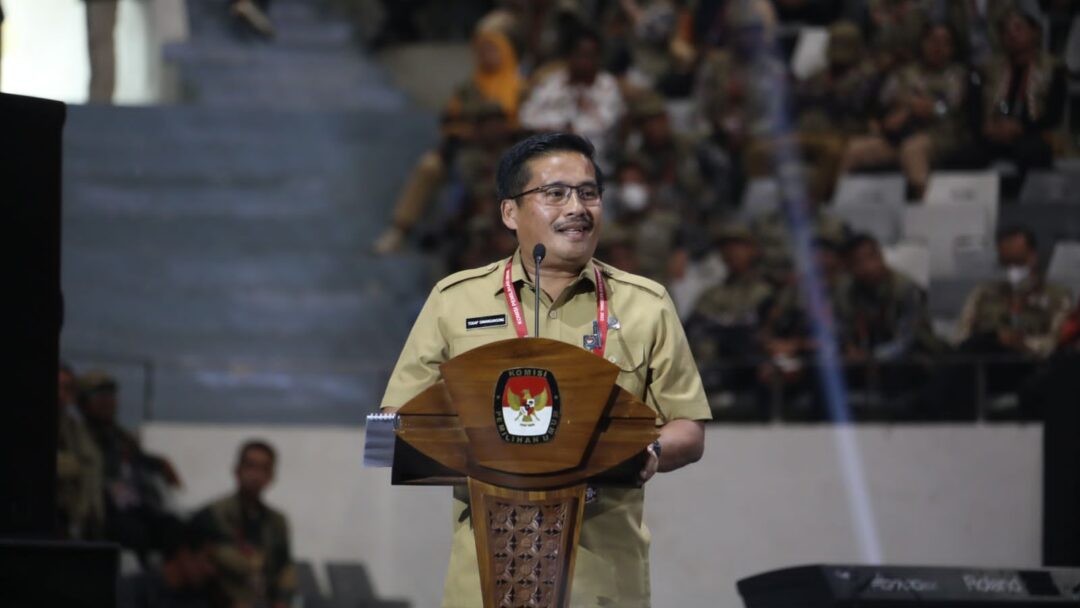 Hadiri Rapat Konsolidasi KPU, Plh. Dirjen Polpum Kemendagri Ajak Generasi Muda Sukseskan Pemilu 2024