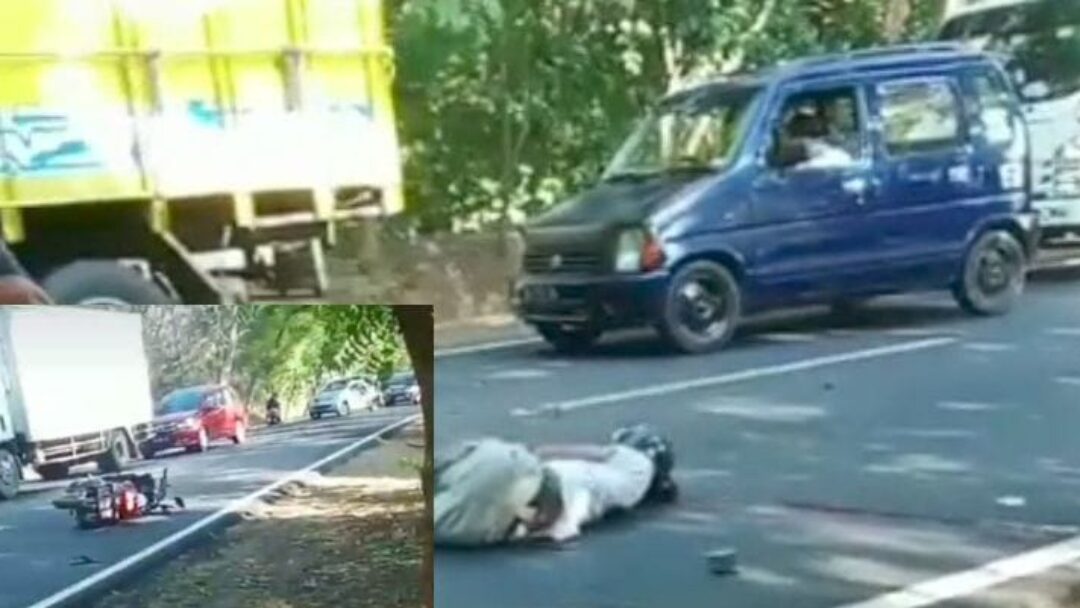 Ditabrak Mobil Pik-up, Bapak Kritis Anak Tewas di Tempat