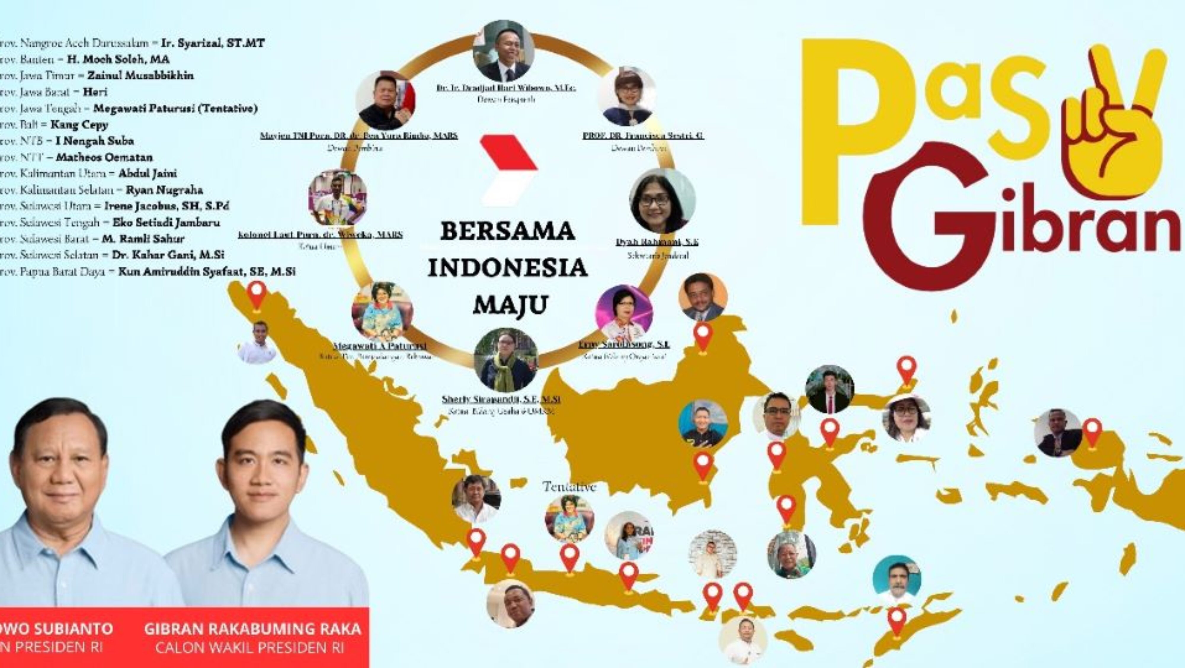 Relawan PAS-Gibran di 15 Provinsi Totalitas Menangkan Prabowo-Gibran