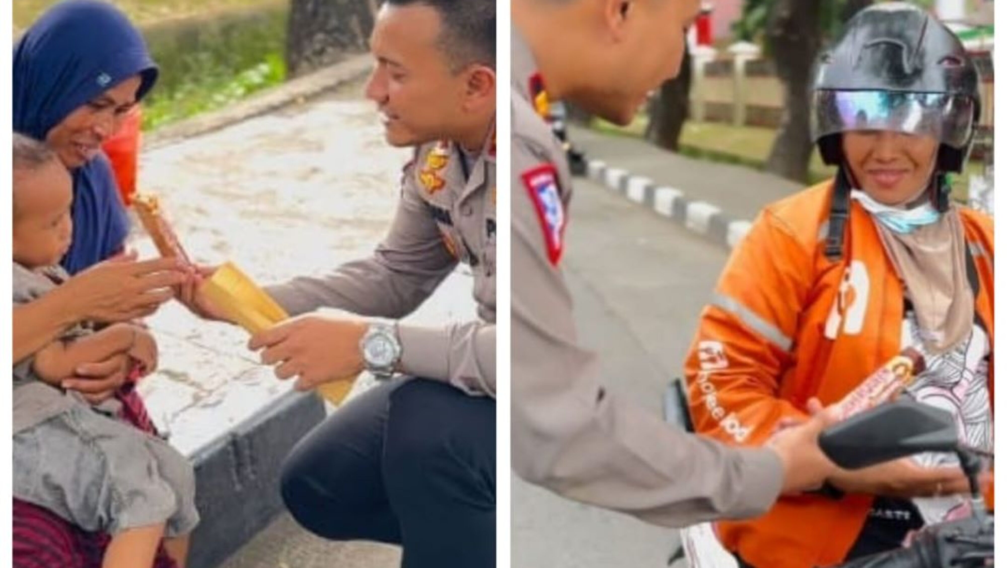 Peringati Hari Ibu Kanit Regident Iptu Riyanda Putra S.I.K.,M.H Bersama Staf Berbagi