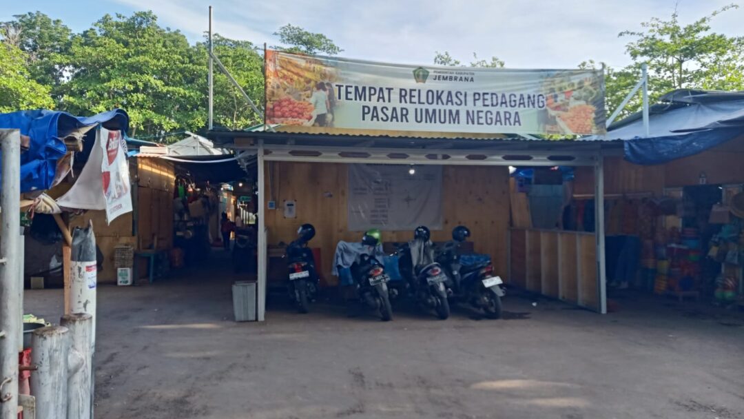 Tempat Relokasi Pedagang Pasar Negara Sepi Aktifitas