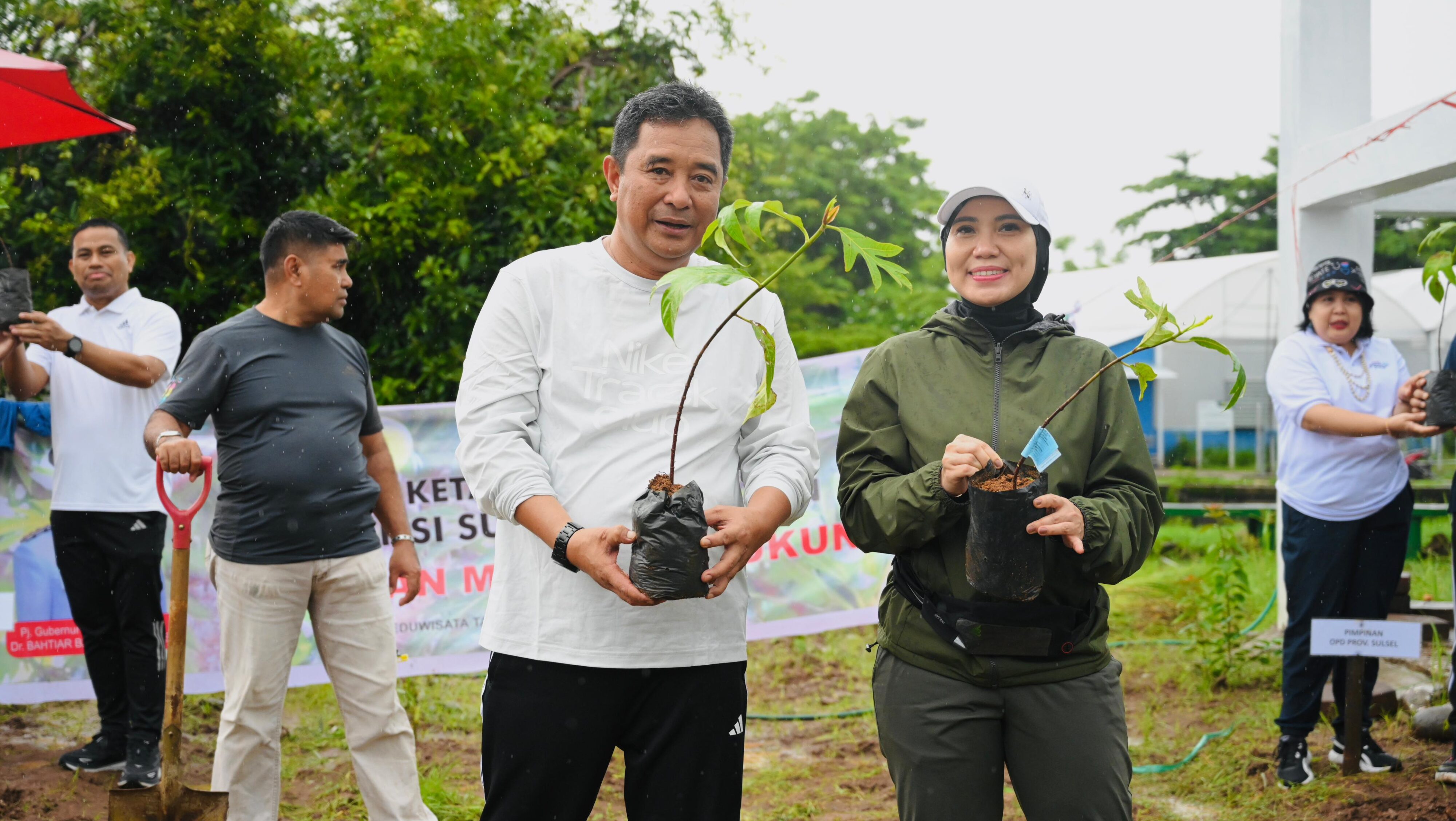 Optimalkan Lahan Tidur, Taman MoI dan Kawasan BSO Ditanami Sukun
