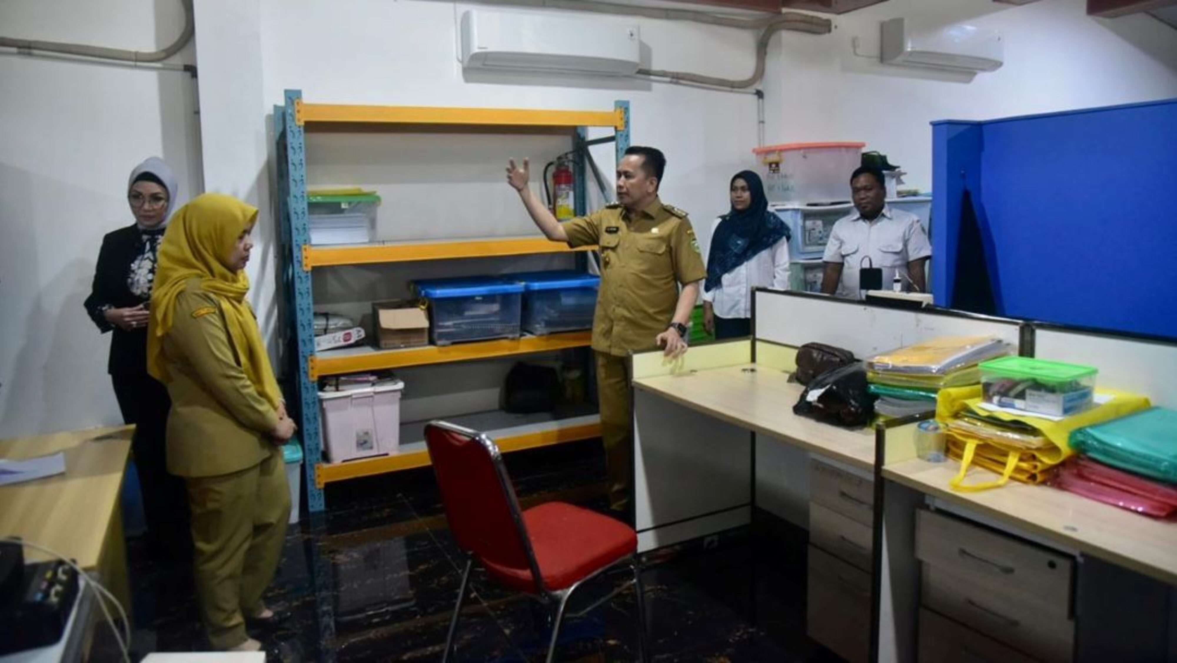 Awal Masuk Kerja Tahun Baru 2024, Pj Gubernur Sumatera Selatan Agus Fatoni Sidak ASN dan Pelayanan Samsat