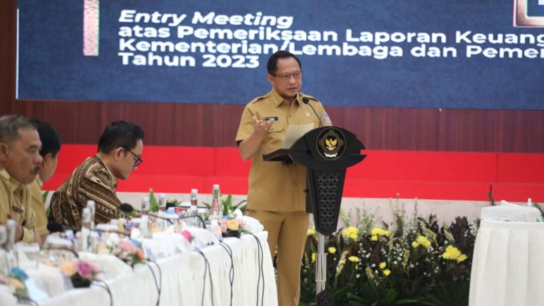 Entry Meeting BPK, Mendagri : SIPD Bisa Jadi Data Pendukung Dalam Pemeriksaan Keuangan