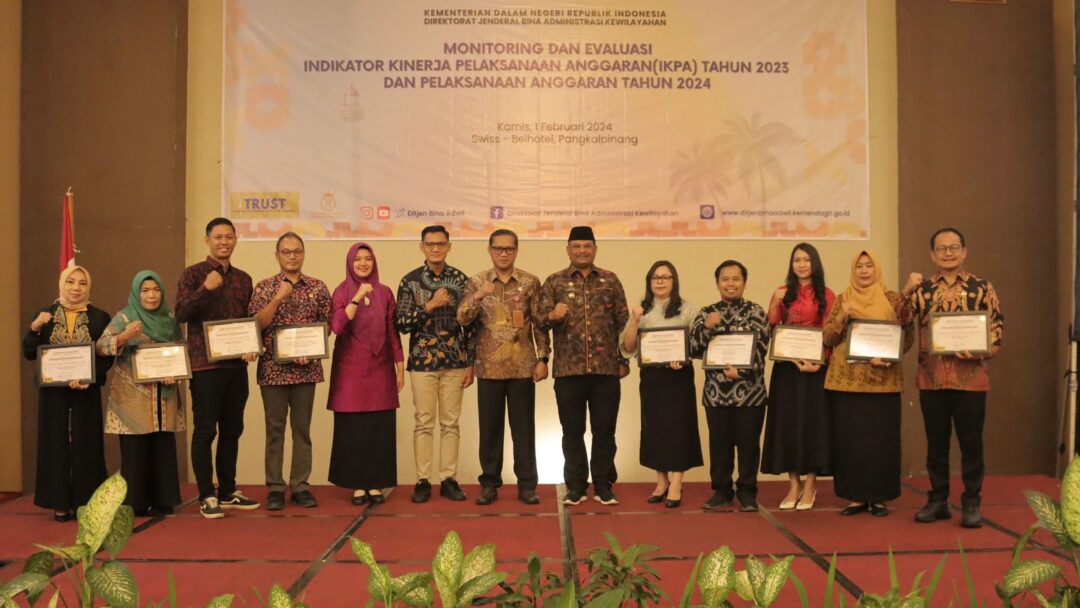 Ditjen Bina Adwil Kemendagri Apresiasi Satker Dekonsentrasi dengan Nilai IKPA Terbaik