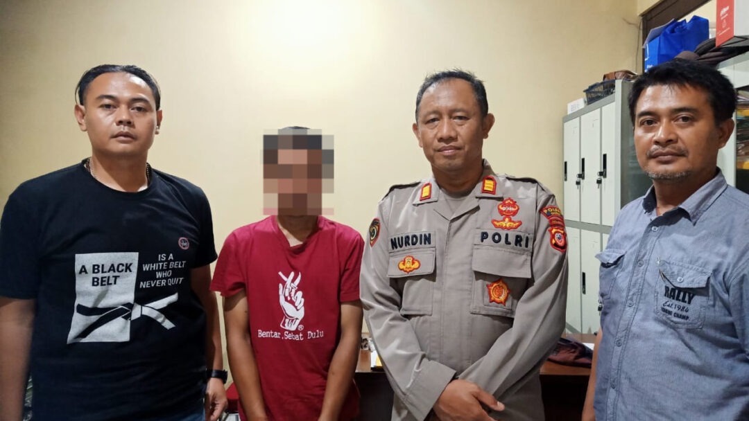 Polsek Karangpawitan Polres Garut Ringkus Pelaku Percobaan Pencurian Sepeda Motor Saat Ibadah Shalat Jum’at