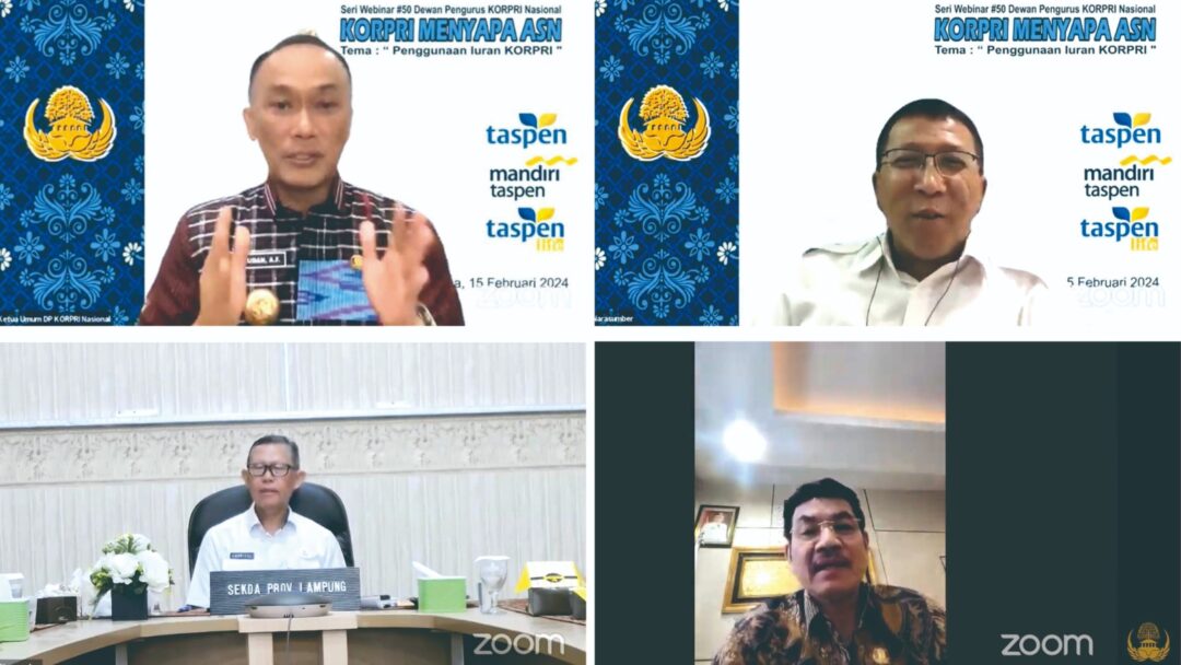 Prof. Zudan : KORPRI Nasional Sejak Tahun 2000 tidak memungut Iuran Korpri