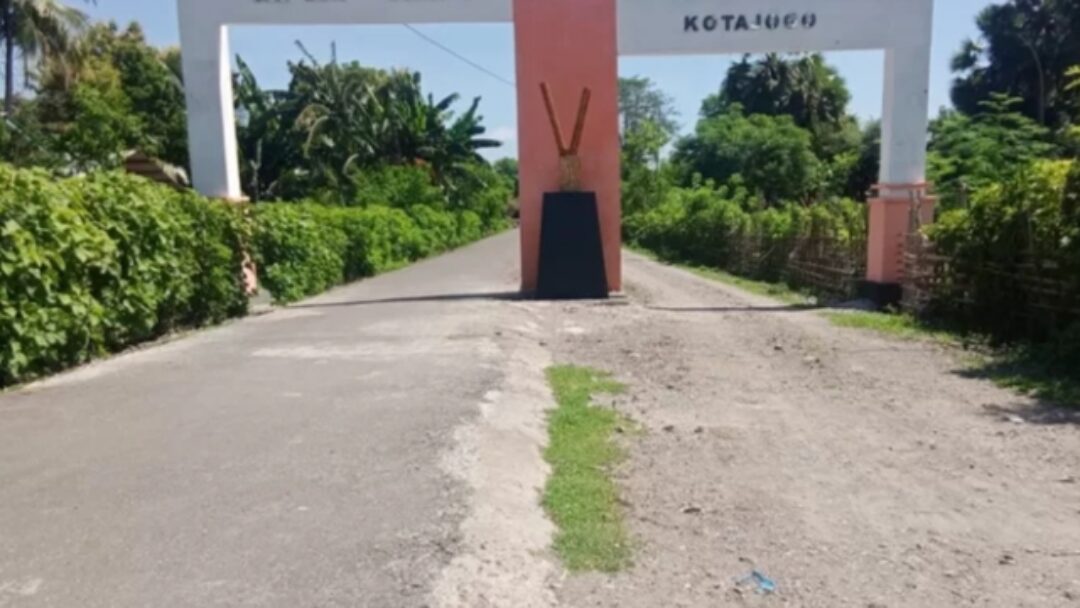 Proyek Jalan Lapen Menuju Wisata Kota Jogo, diduga Merugikan Negara