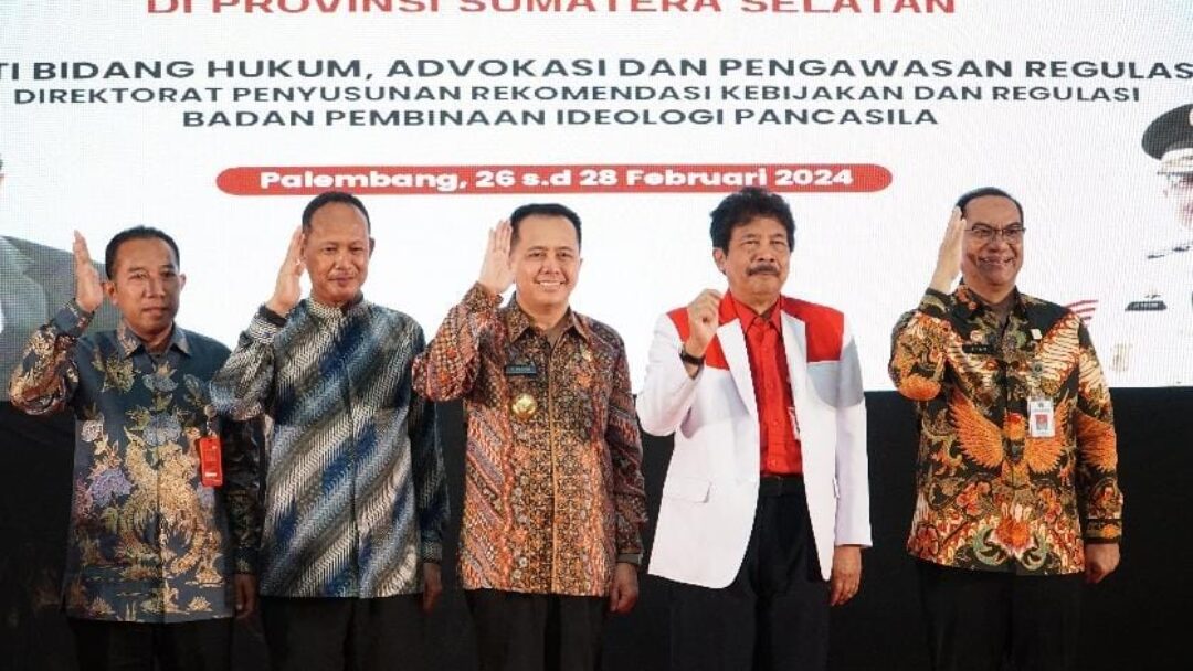 Pj Gubernur Sumsel Fatoni Inginkan Penerapan Nilai-Nilai Pancasila Diterapkan Mulai Dari Dinas/OPD Hingga Sekolah