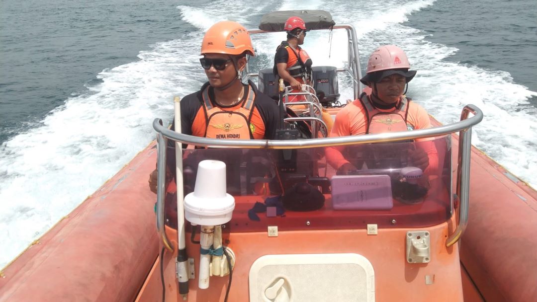 ABK Kapal Ikan Terjatuh di Perairan Tabanan, Tim SAR Lakukan Pencarian
