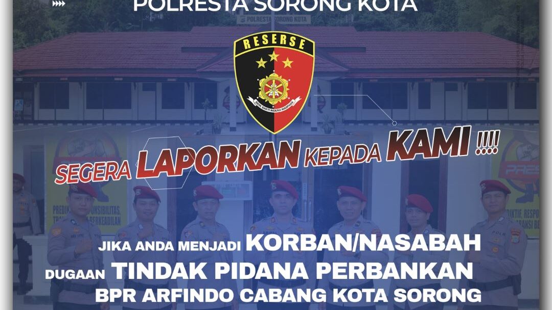 Masyarakat Wajib Tau dan Catat…!! Ini Nomor Call Center Polri Untuk Dugaan Tindak Pidana Perbankan Bank Arfindo