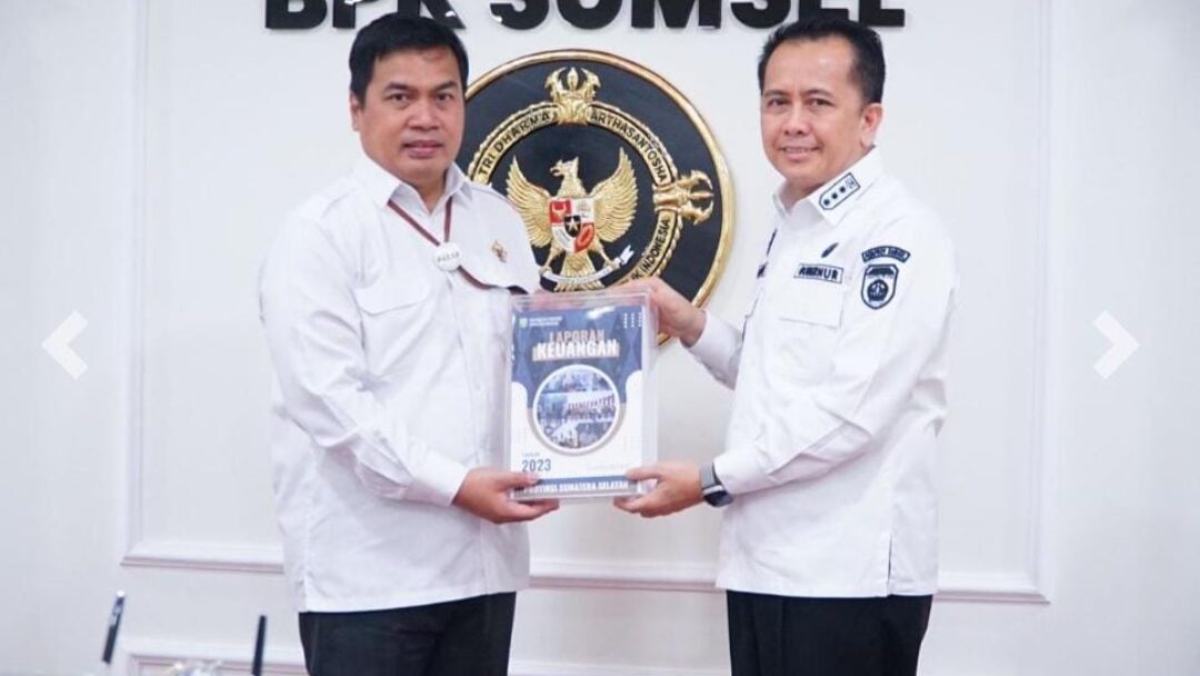 Serahkan LKPD TA 2023, Pj Gubernur Agus Fatoni Berharap Pemprov Sumsel Kembali Raih Predikat Opini WTP Ke-10 dari BPK RI