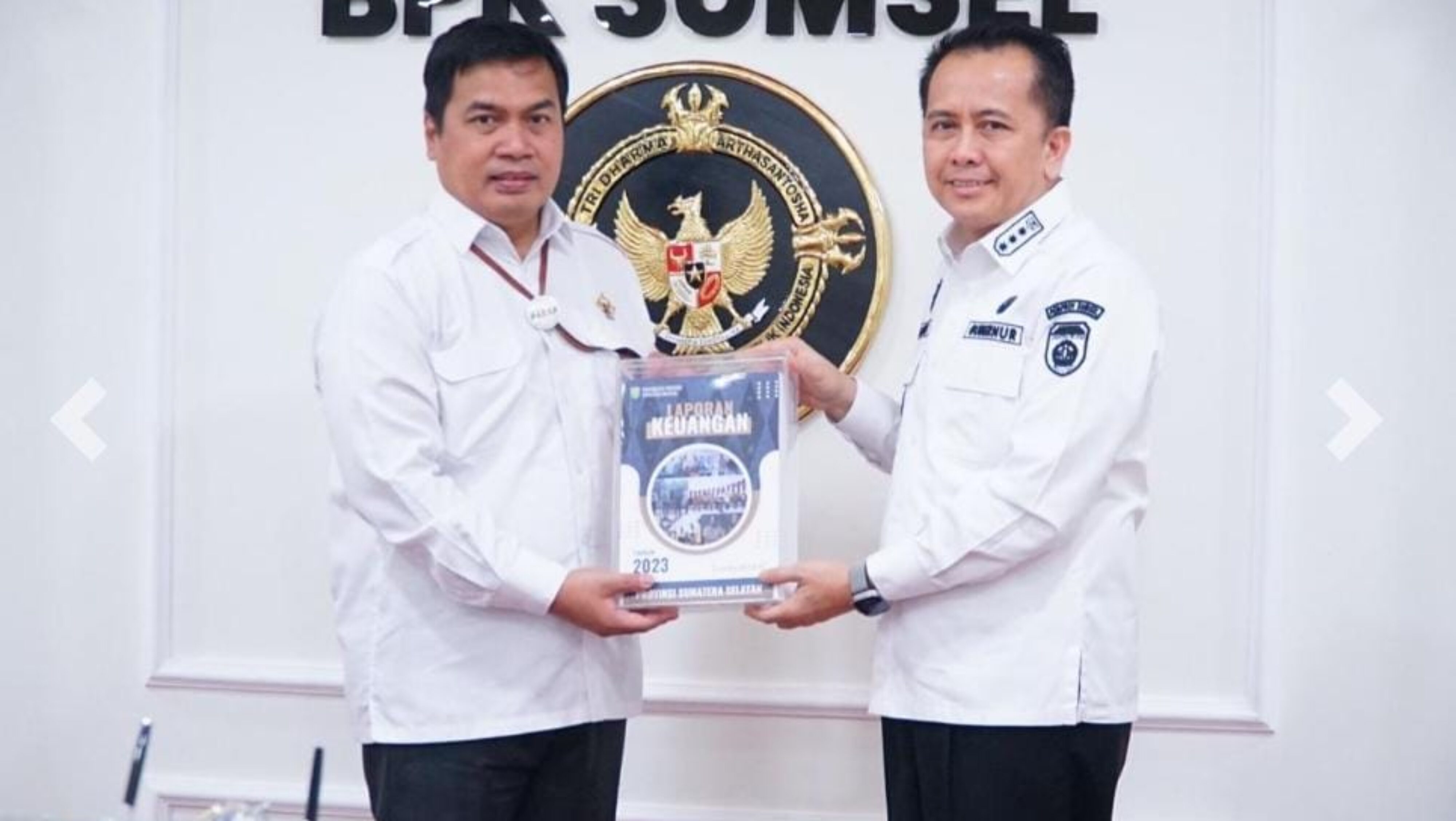 Serahkan LKPD TA 2023, Pj Gubernur Agus Fatoni Berharap Pemprov Sumsel Kembali Raih Predikat Opini WTP Ke-10 dari BPK RI