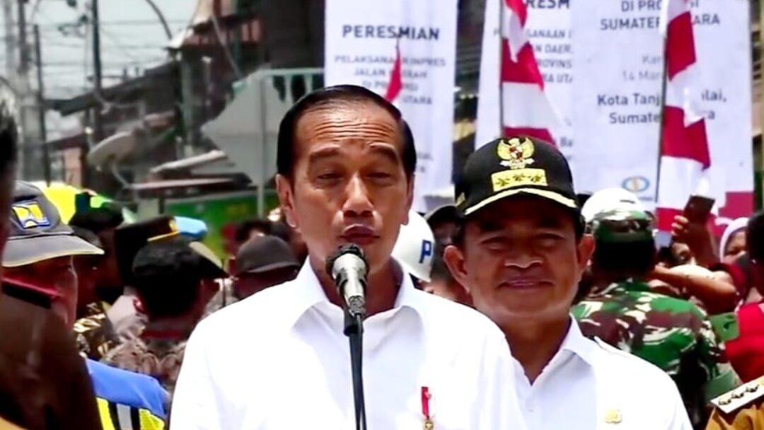 Presiden Jokowi Resmikan Pelaksanaan Inpres Jalan Daerah di Tanjungbalai, Sumut