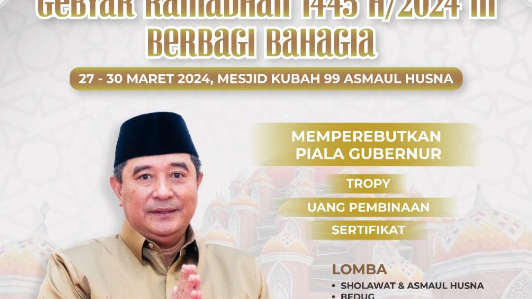 Pemprov Sulsel Ajak Masyarakat Hadiri Buka Puasa Akbar dan Nuzulul Qur’an di Kabupaten Bone
