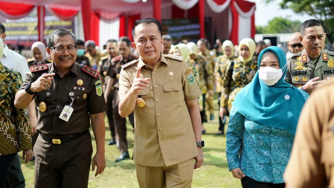 Tinjau Pasar Murah Kejati Sumsel, Pj Gubernur Agus Fatoni Apresiasi Launching Program Adhyaksa Peduli Anak Umang Serentak se-Sumsel