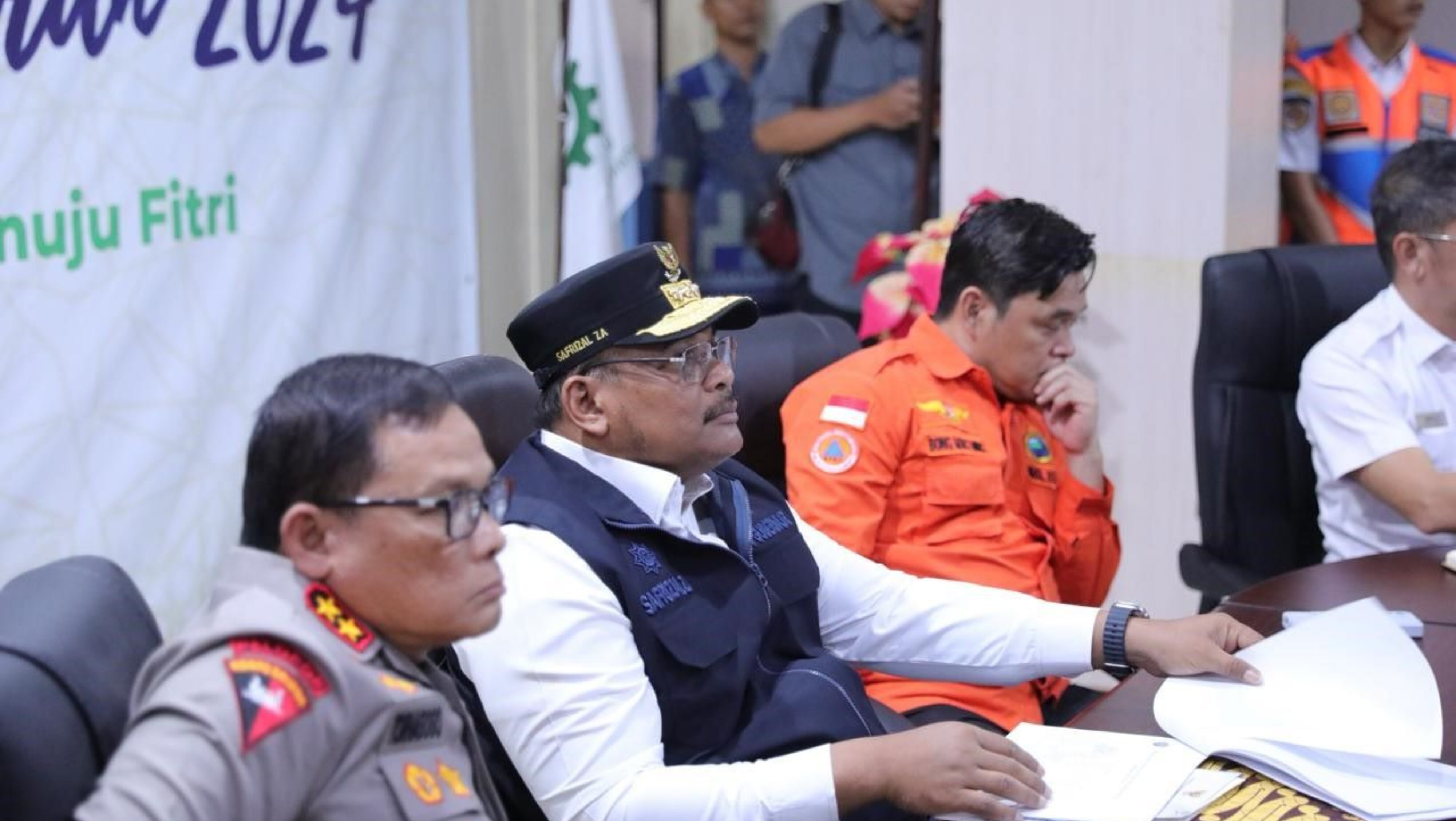 Pastikan Perjalanan Laut Aman, Pj Gubernur Safrizal Datangi Pelabuhan Tanjung Kalian