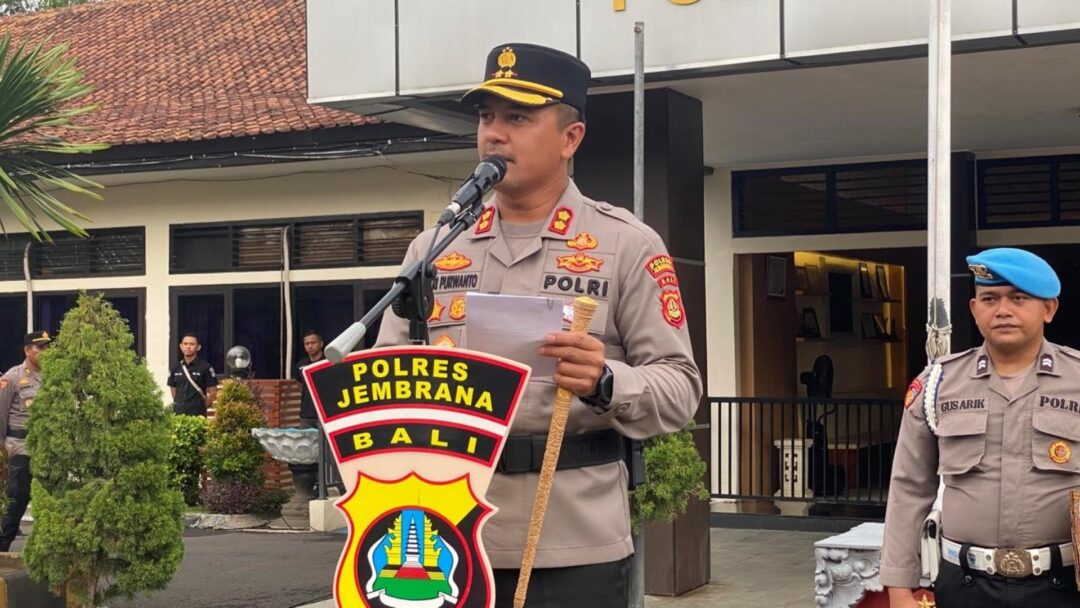 Kapolres Jembrana Gelar Upacara Sertijab : 11 Para Pejabat Polres Jembrana Dimutasikan