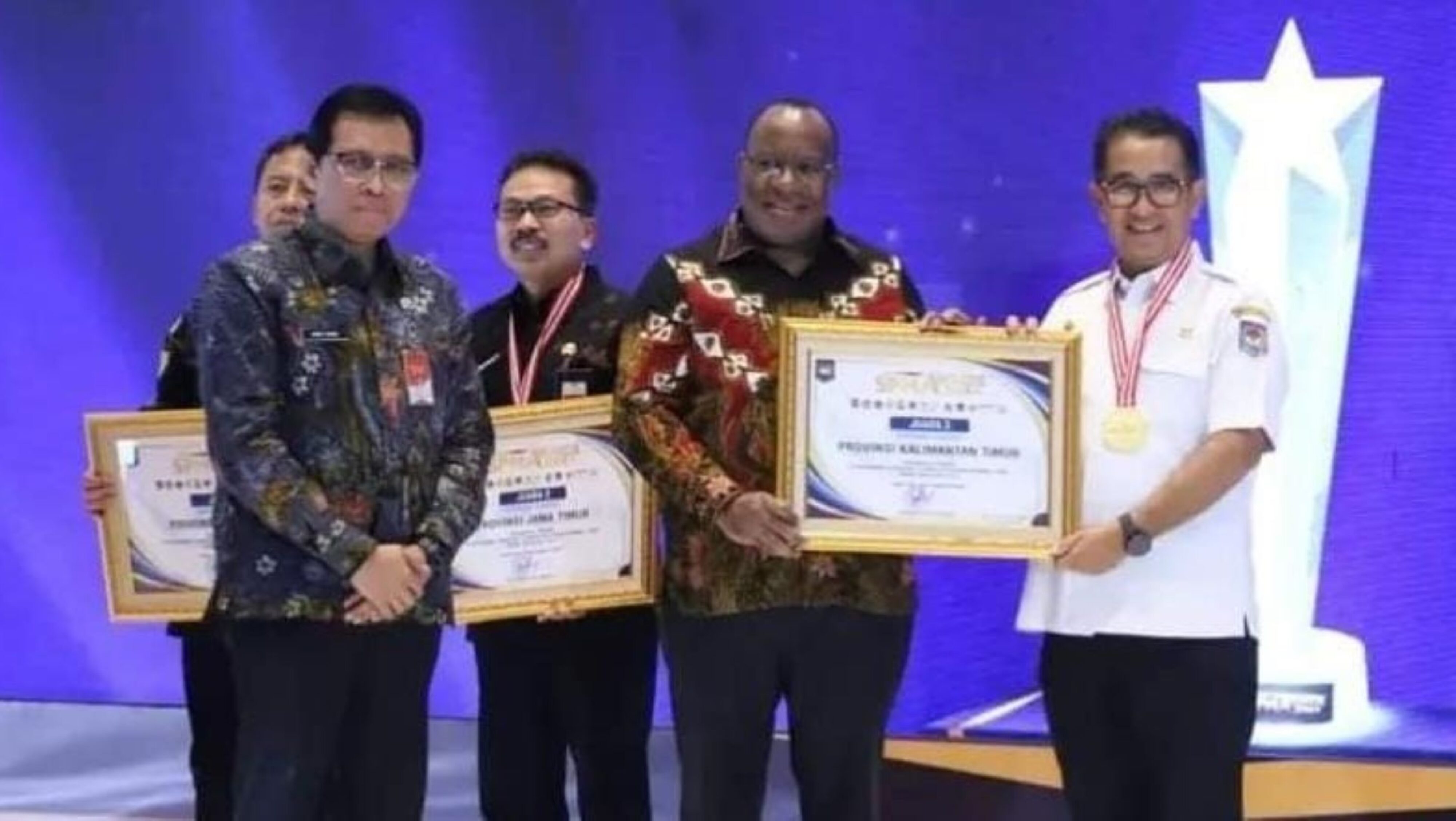 Kalimantan Timur Raih Penghargaan SPM Awards 2024 Kategori Provinsi Terbaik Di Luar Pulau Jawa