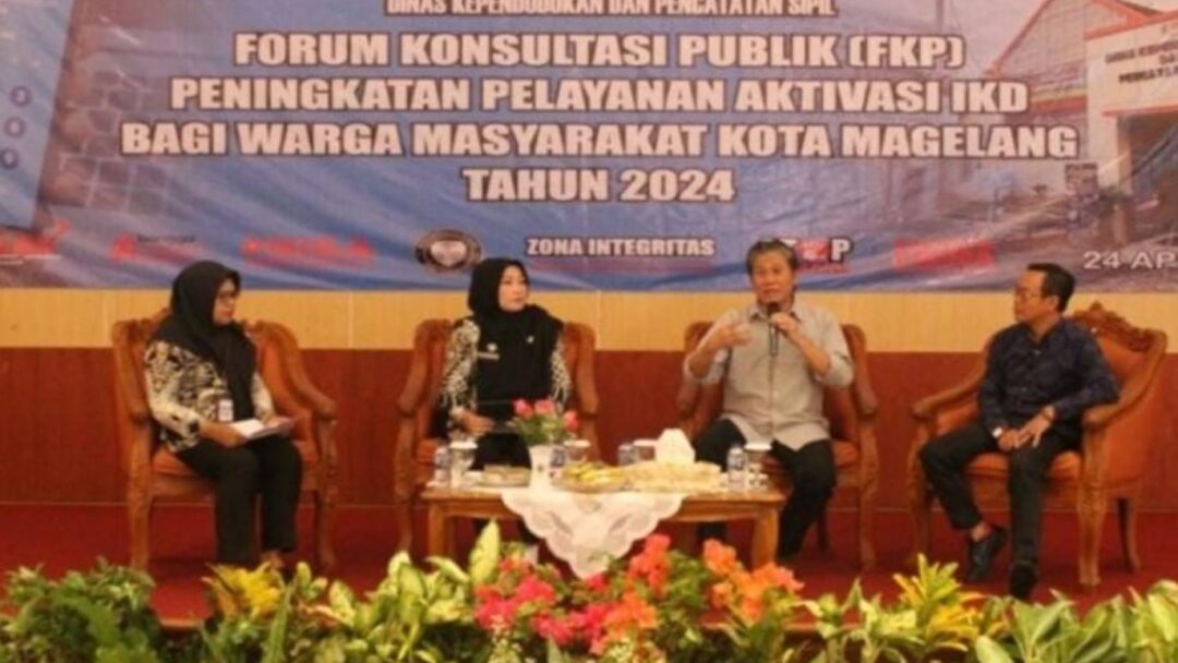 Dukcapil Kota Magelang Dorong Percepatan Aktivasi IKD Melalui Forum Konsultasi Publik