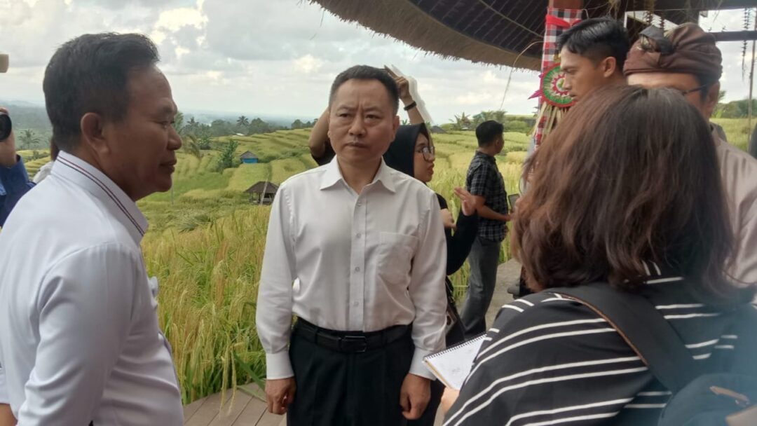 Menteri Pengairan Tiongkok Antusias dengan Subak dan Beras Merah di Jatiluwih