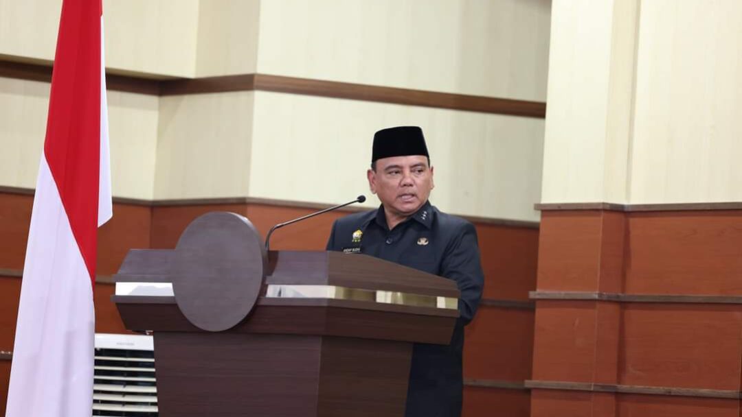 Rapat Paripurna Pj Gubernur Sultra Bersama DPRD Dalam Rangka Penyampaian LKPJ 2023