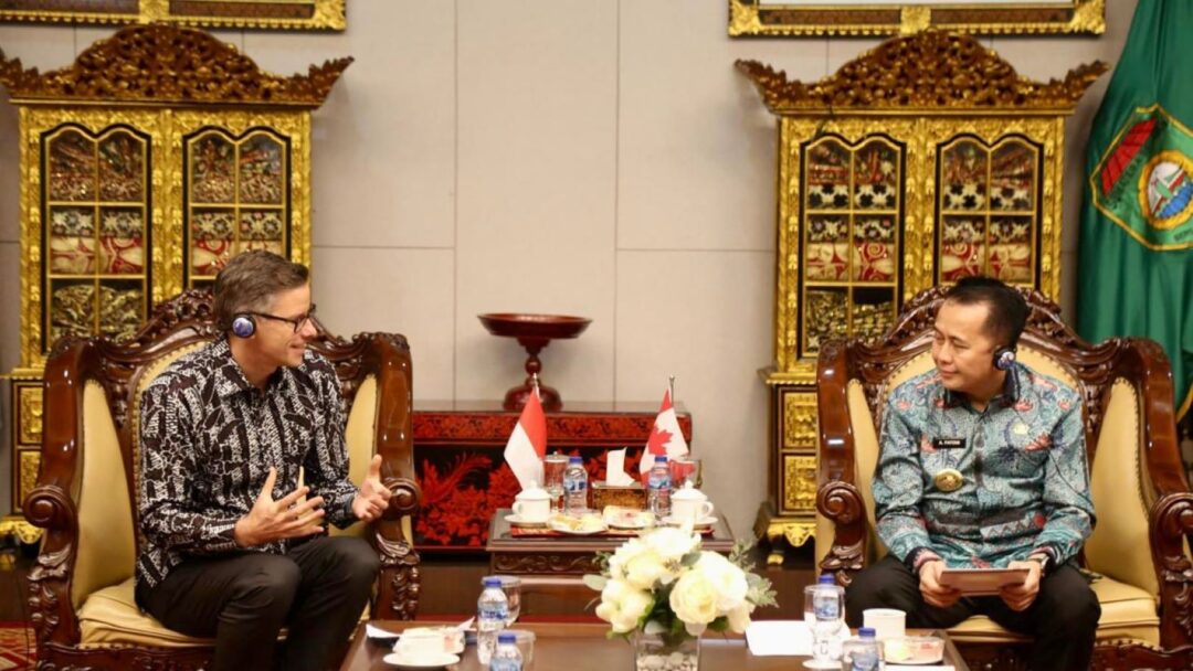 Pj Gubernur Agus Fatoni Bersama Kedubes Kanada Perkuat Kerjasama Penanganan Permasalahan Perubahan Iklim