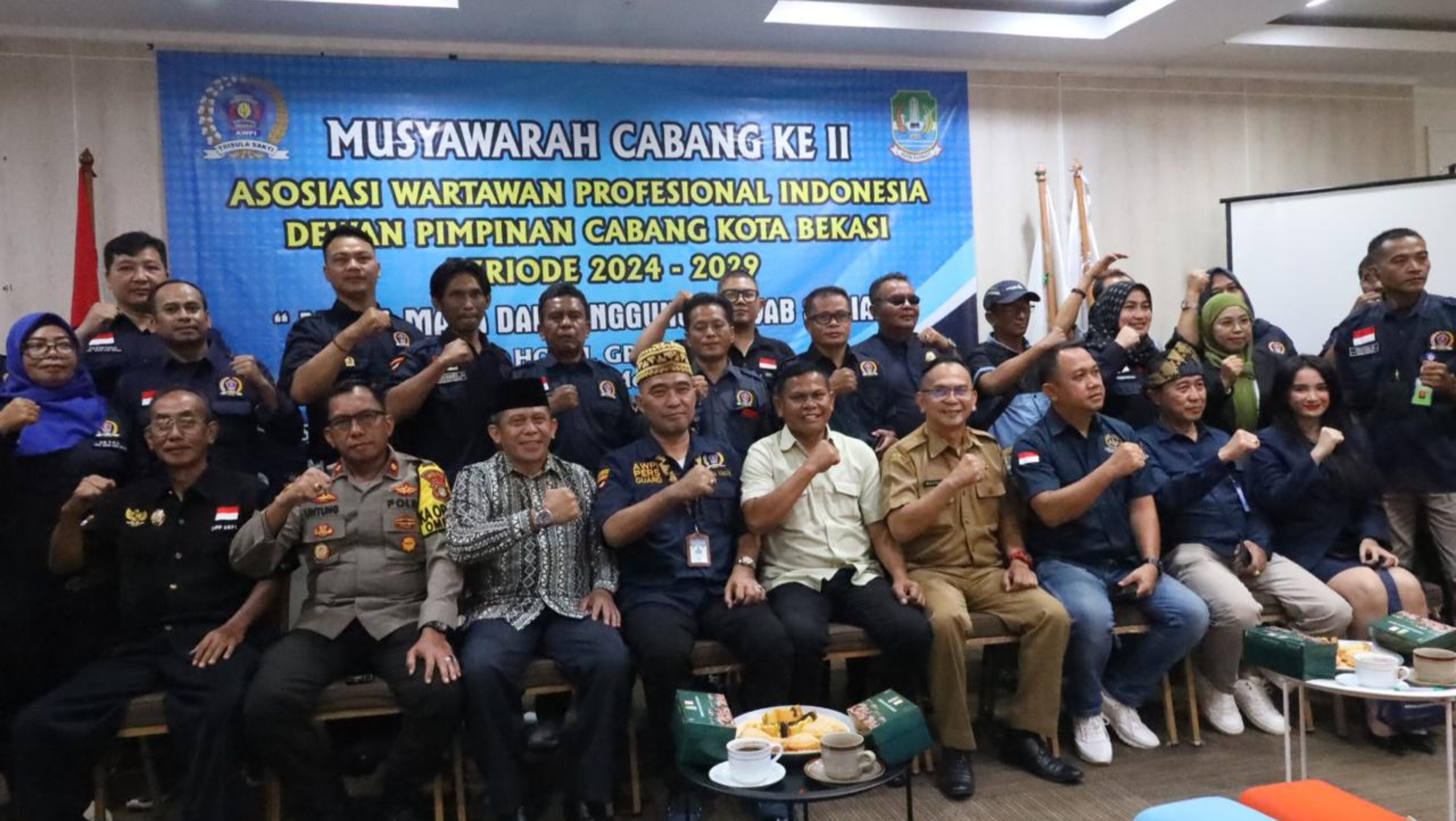 Tingkatkan Sinergitas, Pemkot Bekasi Hadiri Muscab II Asosiasi Wartawan Profesional Indonesia (AWPI)