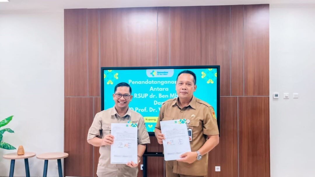 RSUP dr.Ben Mboi Teken Kerjasama Dengan RSUD WZ. Yohanes, Ternyata Ini Alasannya