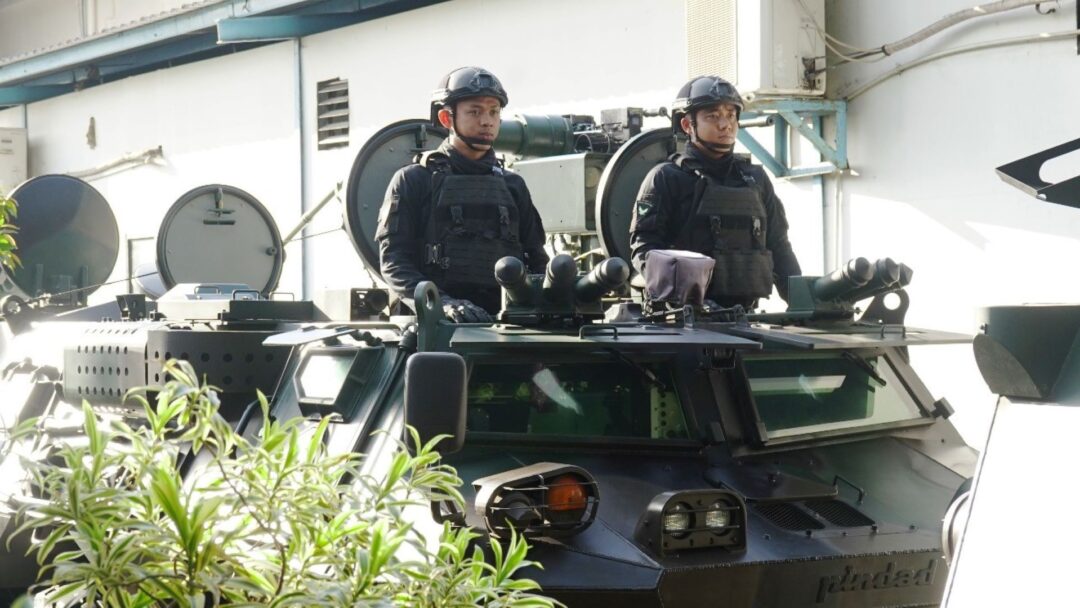 Amankan Tempat Kegiatan WWF Ke 10, Kodam Udayana Kerahkan Belasan Ranpur