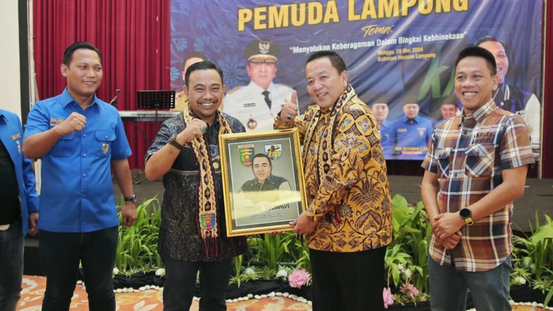 Gubernur Arinal Hadiri Silaturahmi Pemuda Lampung Yang Digelar DPD KNPI Lampung, Usung Tema “Menyatukan Keberagaman Dalam Bingkai Kebhinekaan”