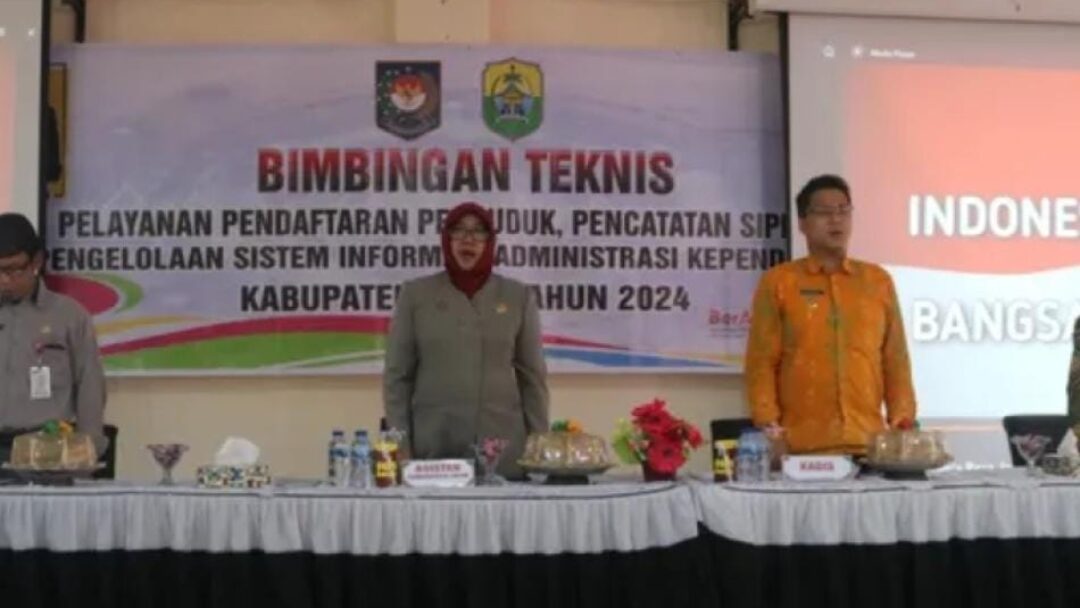 Tingkatkan Kualitas Pelayanan, Dukcapil Buol Gelar Bimtek