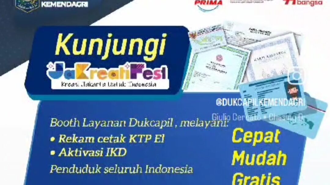 Yuk Datangi layanan Dukcapil Untuk Seluruh Penduduk Indonesia Di Kota Casablanca 6-9 Juni