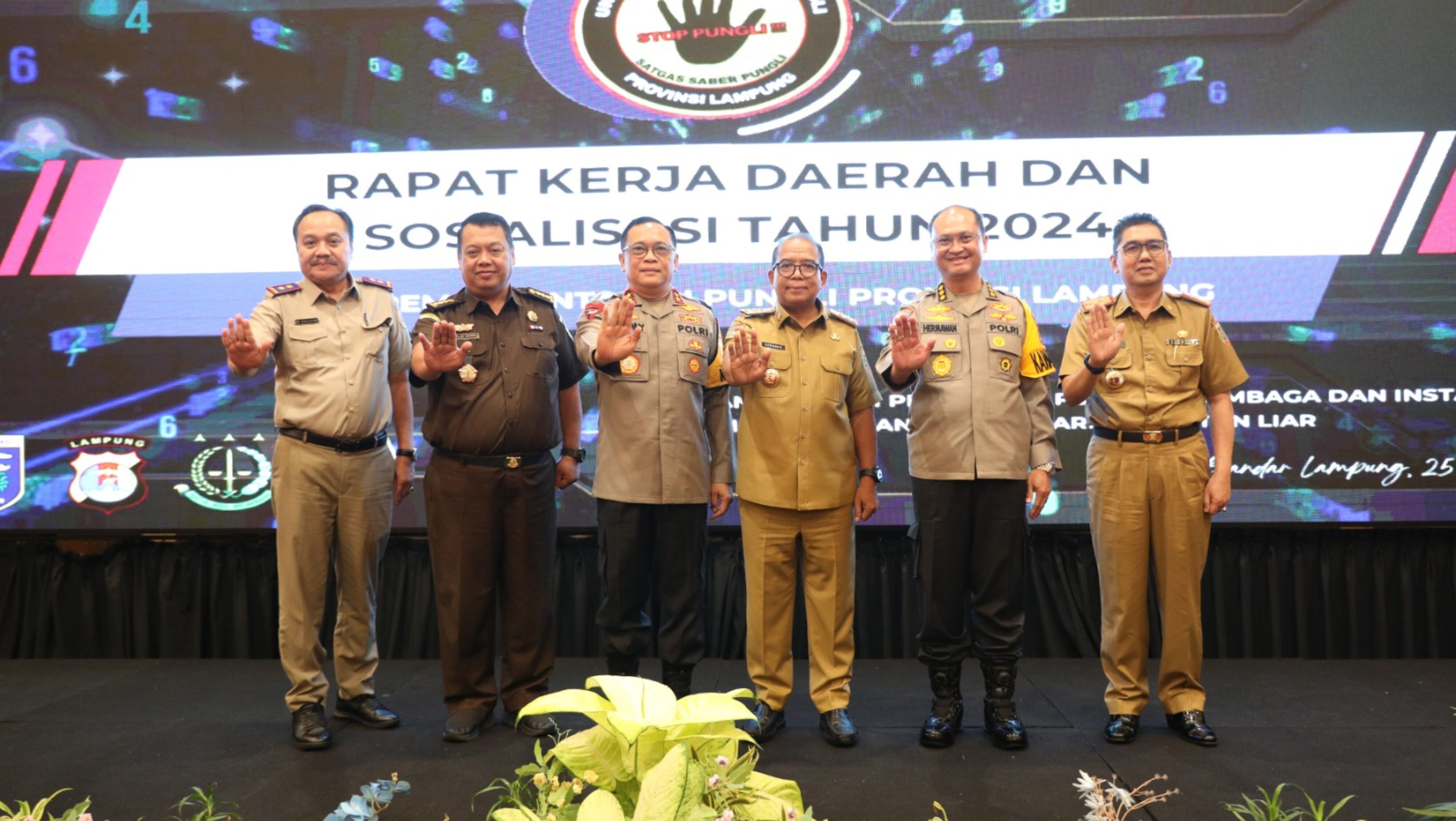 Pj. Gubernur Samsudin Buka Sosialisasi Saber Pungli Tahun 2024 Unit Pemberantasan Pungutan Liar Provinsi Dan Kabupaten/Kota