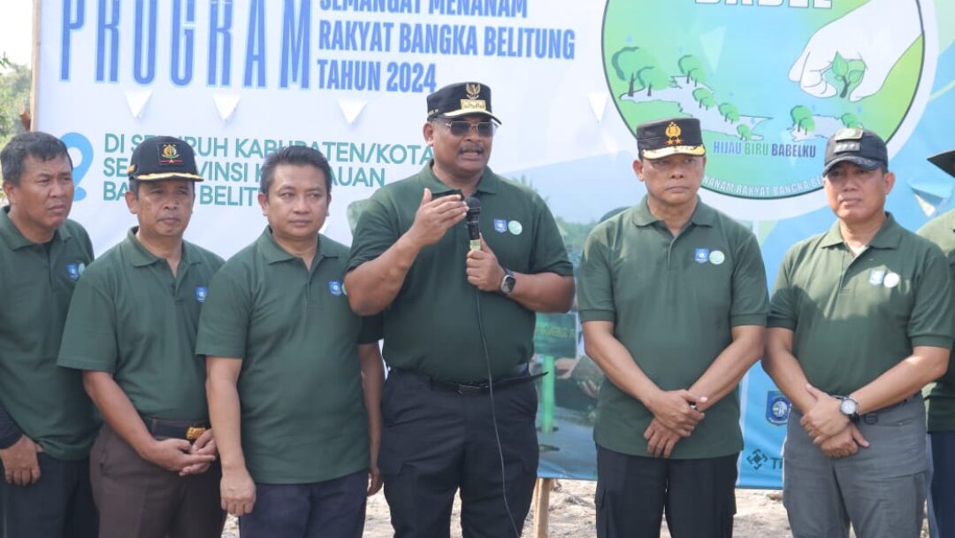 Pj Gubernur Safrizal Beri Semangat Menanam di Launching Semarak Babel 2024