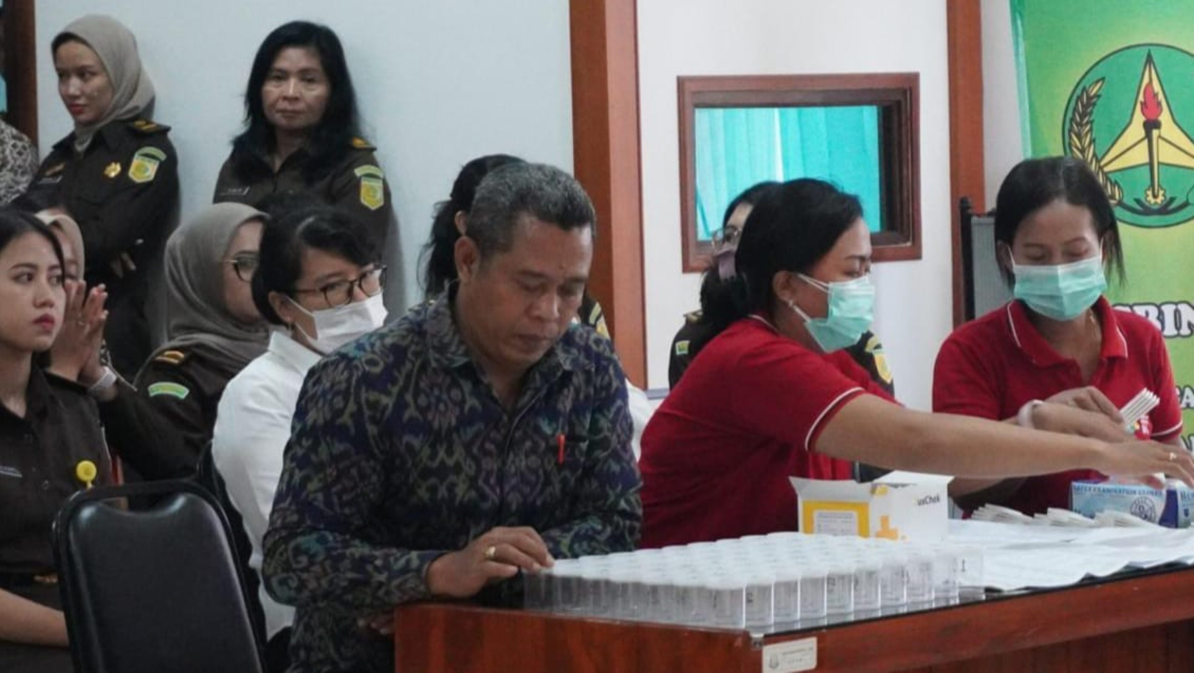 Sambil Tes Urine, Kejari Tabanan Ingatkan Larangan Judol Ke Pegawai