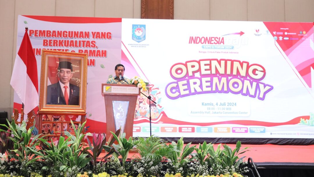 Dukung Produk Lokal Dan UMKM, Kemendagri Gelar Indonesia Maju Expo Dan Forum 2024