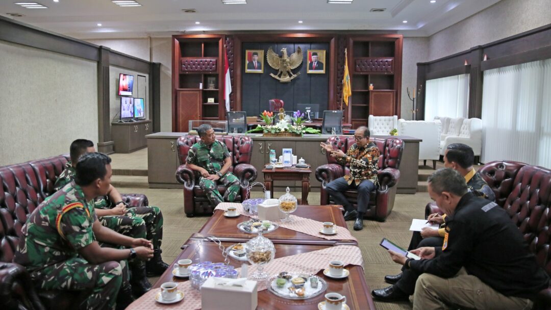 Pj. Gubernur Samsudin Terima Kunjungan Aspotmar Kasal Mayjen TNI Mar Hermanto Terkait Kegiatan Ketahanan Pangan Di Piabung, Pesawaran 10 Juli Mendatang